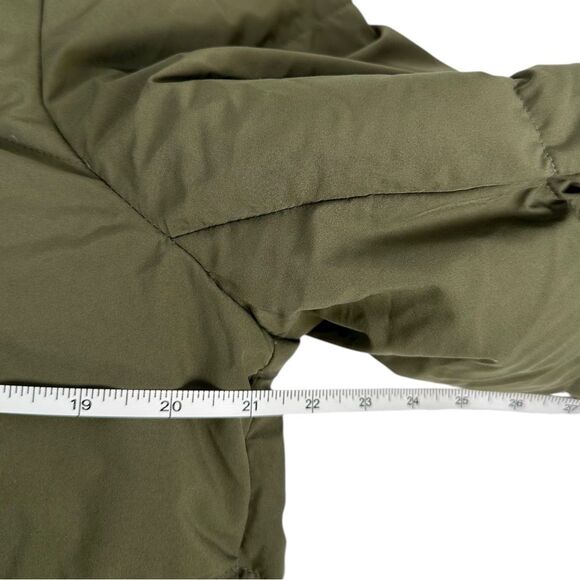 Lands’ End Olive Green Down Fill Parka Puffer Winter Jacket Women’s Size Medium - Picture 10 of 10